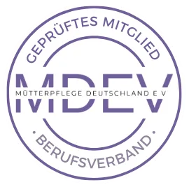 Geprüftes Mitglied im Berufsverband Mütterpflege Deutschland e.V.